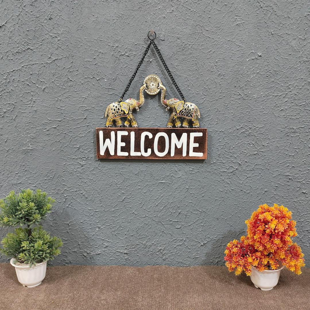 Elephant Welcome Figurine