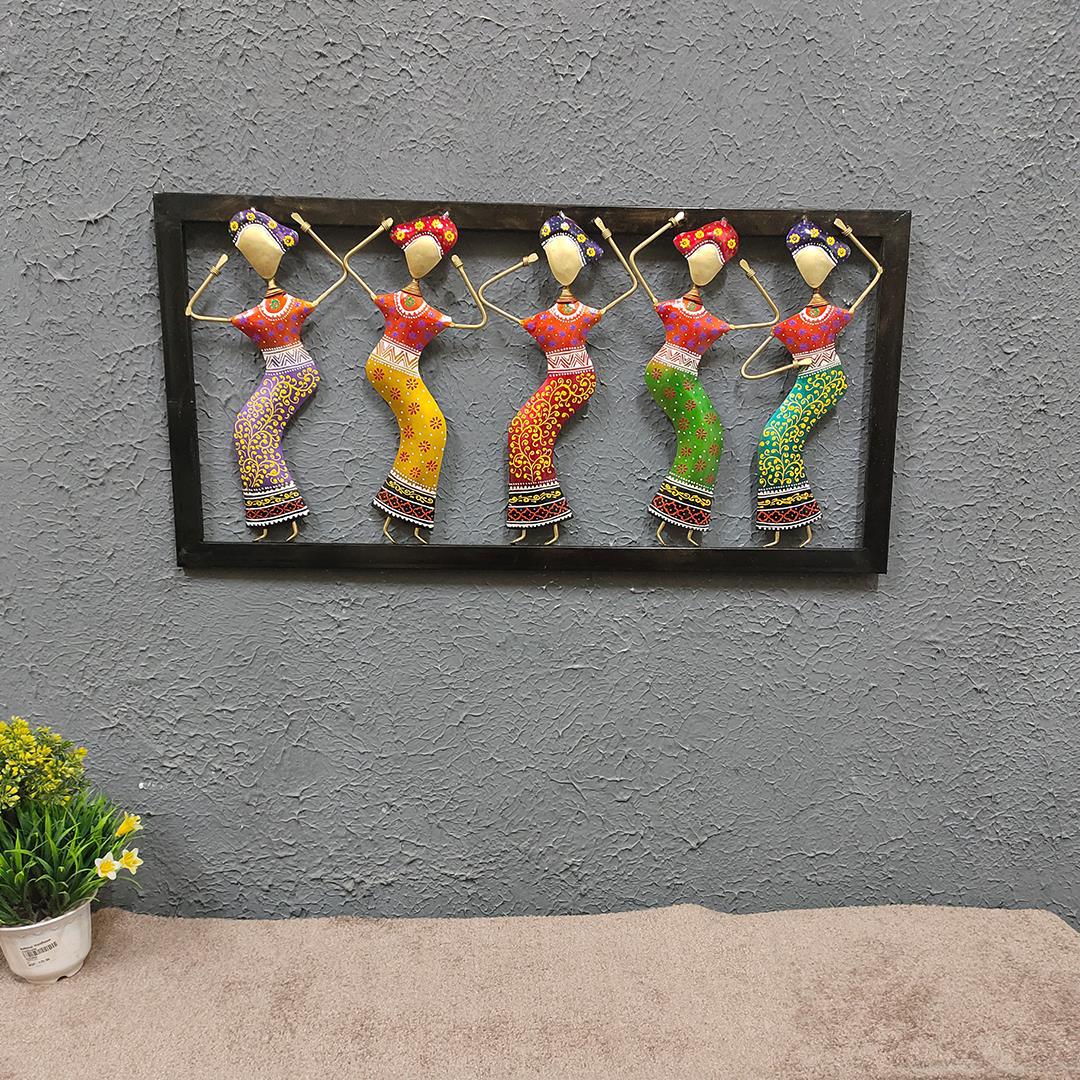 5 Dancing Dolls Wall Frame
