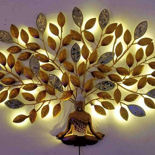 Buddha Mosaice Tree with Led