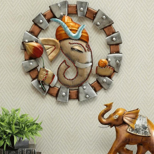 Lotus Ganesh Vighnaharta Elegance