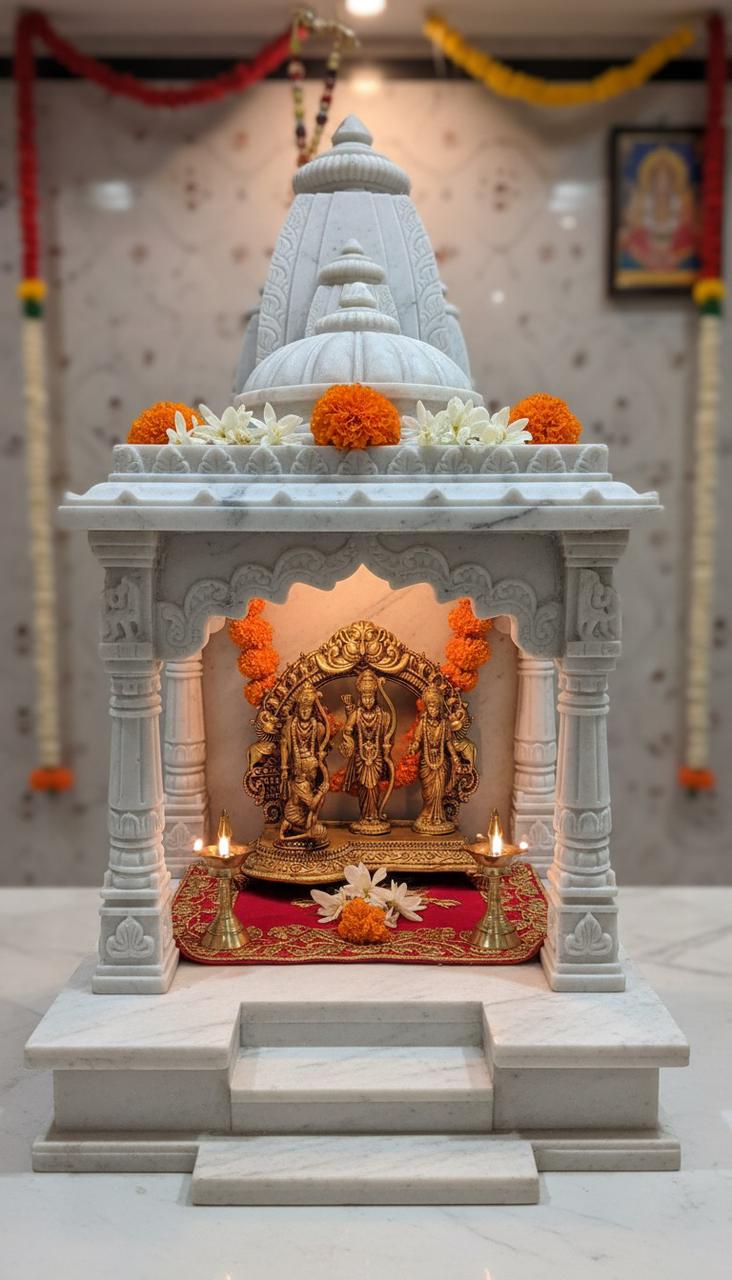 Handcrafted Brass Ram Darbar Idol