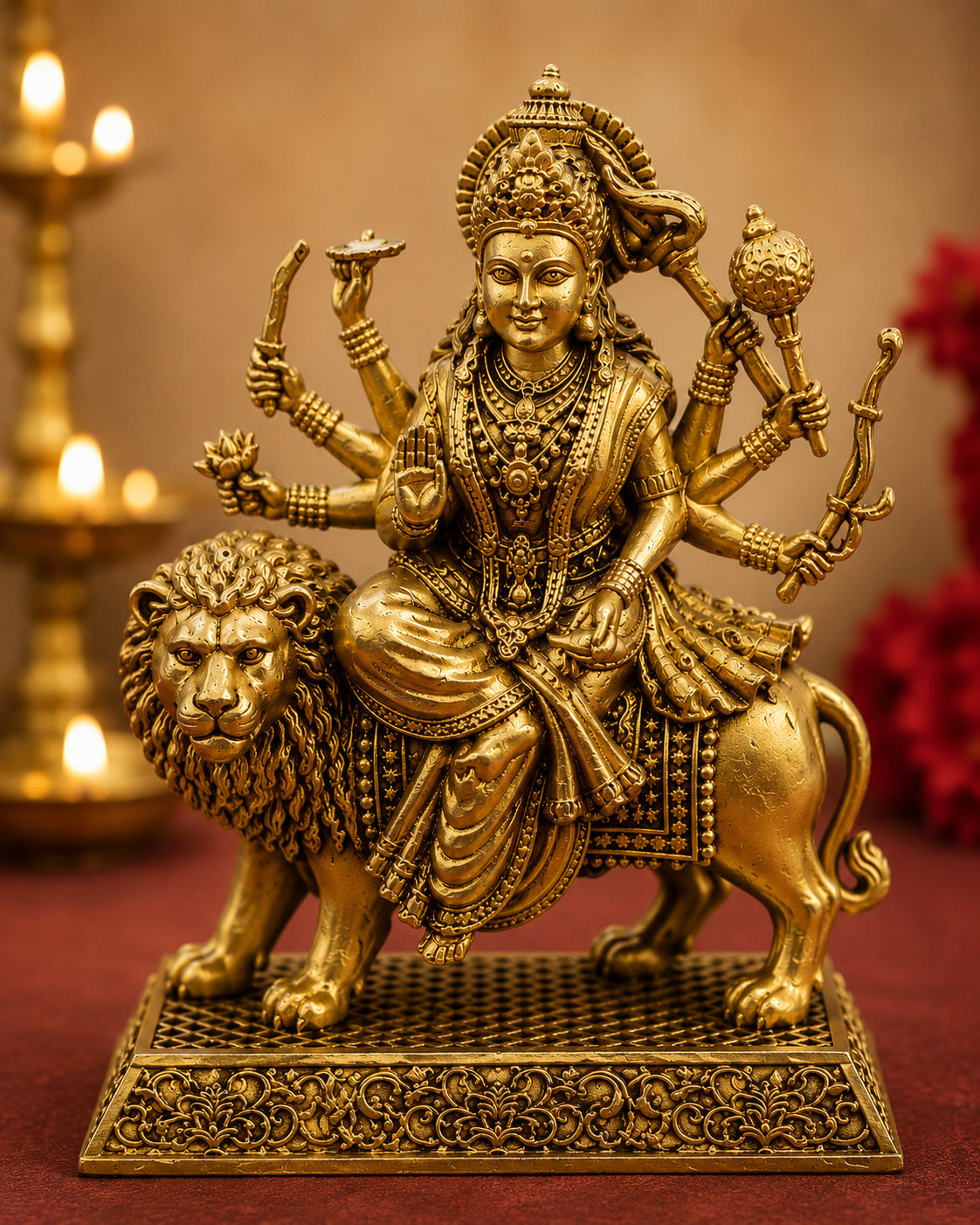 brass mata rani idol